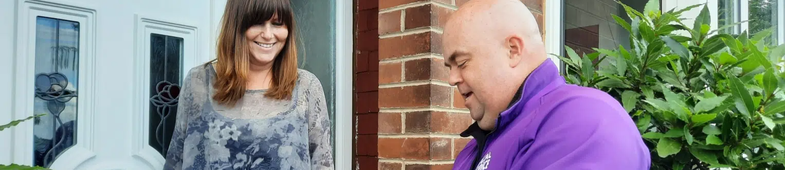 "Local Hospice Lottery" banner