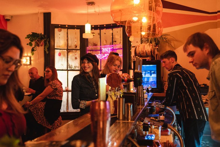 Bar staff at The Mesmerist