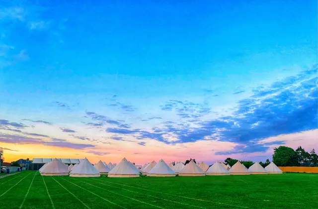 Festival Event Crew at Hotel Bell Tent